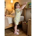 thumbnail image 6 of Cenuakty 0-24M Baby Jumpsuit Short Sleeve Lapel Collar Duck/Sea Wave Print Sleep Romper Footless Newborn Outfit, 6 of 9