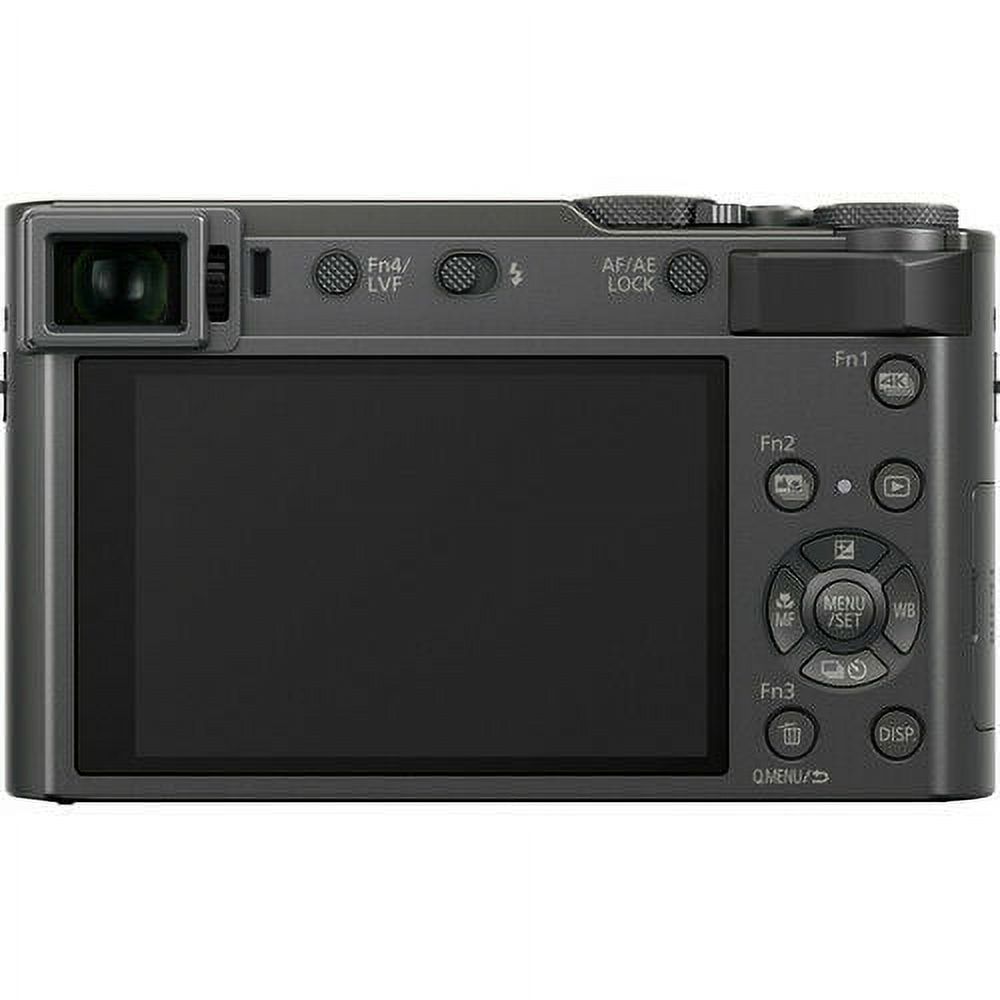 Panasonic Lumix DC-ZS200 4K Wi-Fi Digital Camera (Silver) - image 4 of 4