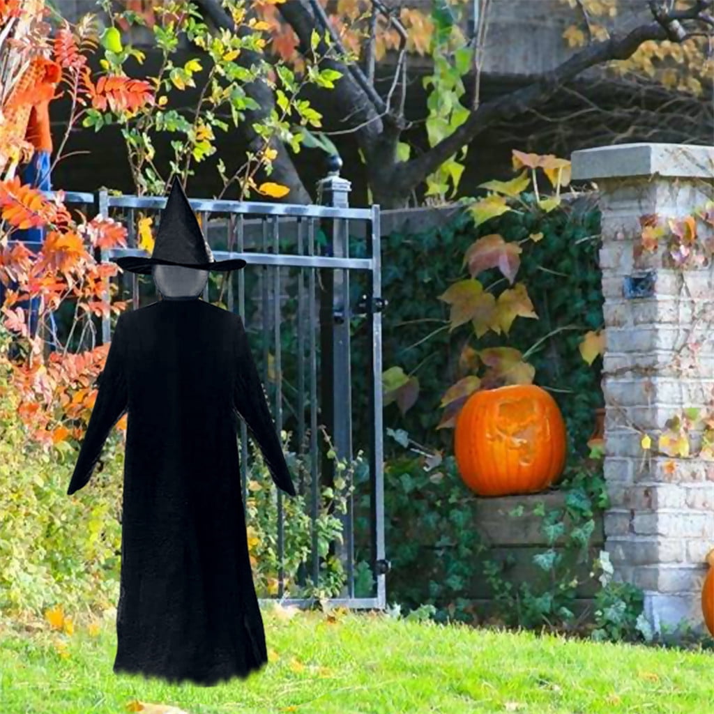 1PC Halloween Voice Control Induction Luminous People Holding Hands Witch