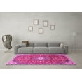thumbnail image 3 of Ahgly Company Indoor Rectangle Medallion Pink Traditional Area Rugs, 2' x 3', 3 of 4