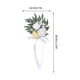 thumbnail image 5 of Decoración de silla para exteriores, hotel, boda, negocios, flores artificiales, ramo de seda, respaldo de metal, estilo floral, portátil y plegable, ideal para bodas, fiestas, recepción de, 5 of 8