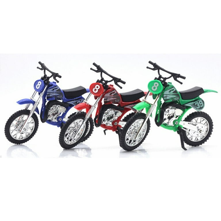 Geege Simulated Alloy Motocross Motorcycle Model Toy Home Decoration Kids  Toy Gift 