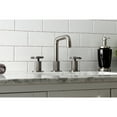 thumbnail image 3 of Kingston Brass KS141BSSCG Fuller Widespread Bathroom Faucet with Push Pop-Up Drain, Black Stainless, 3 of 8
