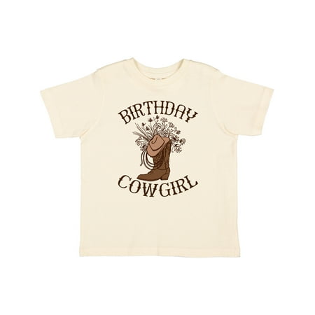 

Inktastic Birthday Cowgirl Western Party Girls Toddler T-Shirt