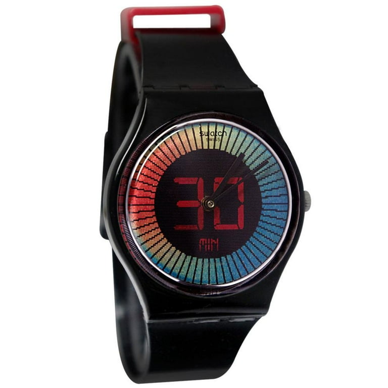 Swatch ブラック AG1994 Swatch Ag 1994 Stainless Steel Track Dial | eBay