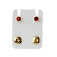 thumbnail image 3 of 12 Pairs Mini CZ Crystals Ear Studs Piercing Earrings Set Hypoallergenic Jewelry, 3 of 14