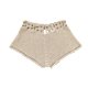 thumbnail image 1 of Gibobby traje de baño mujer Braguitas de bikini bóxer de color sólido con de cintura alta de punto de verano para mujer(Beige,M), 1 of 5