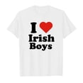 thumbnail image 4 of ChaoLingNeng Kids St Patricks Day Funny Shamrock Cute Graphic Print Green Funny T Shirts Classic Fit Funny Tees Casual Toddler Funny Irish Clothes, 4 of 4