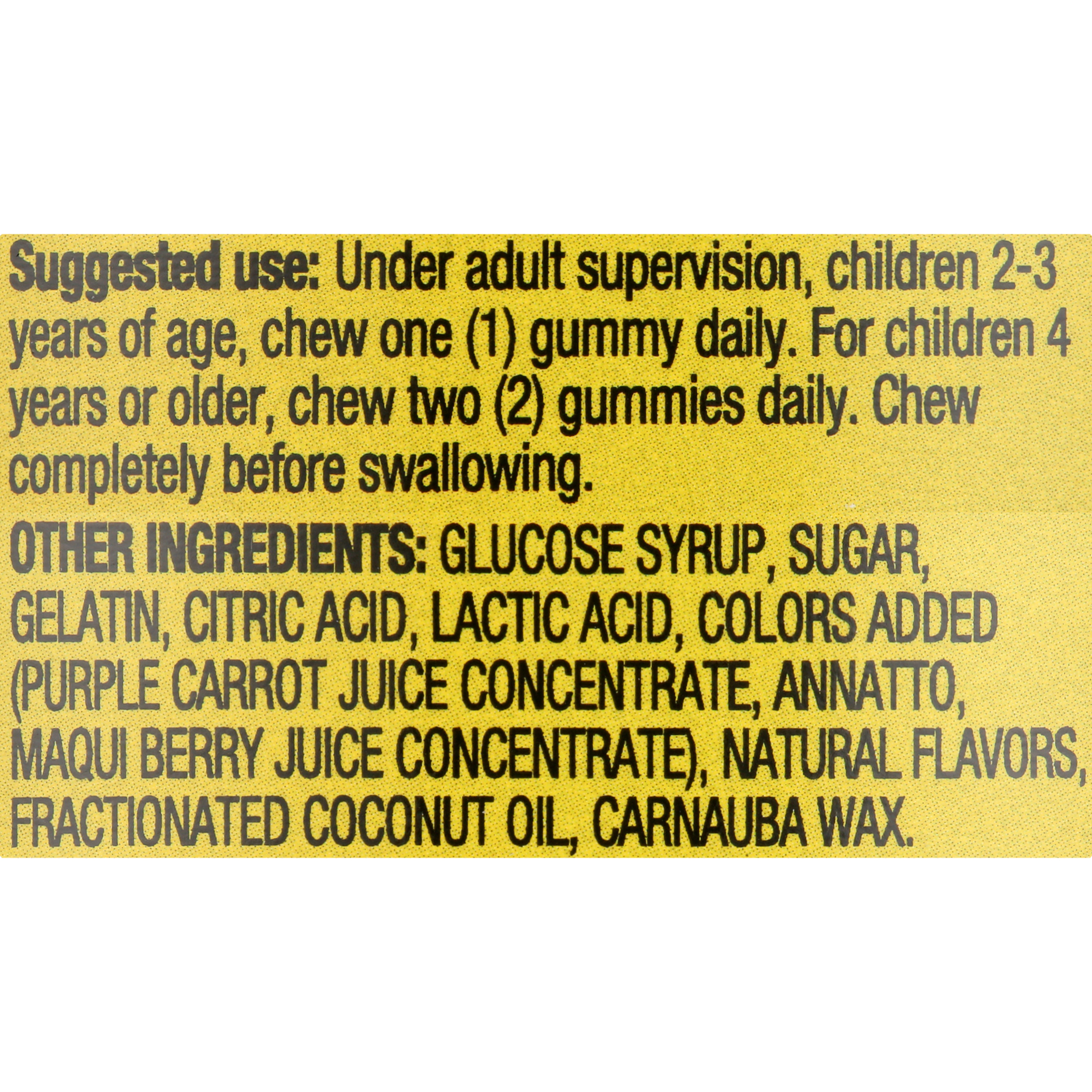Equate Kids Multivitamin Gummies, Natural Fruit Flavor photo 3