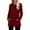 Red, variant on FDGIU Women's Ribbed Knit Pullover - Long Sleeve Crewneck Tunic Top, Fall Winter Casual Sweater