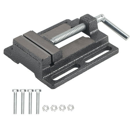 

Flat Drill Press Vise American Style Accurate Mini Bench Vise for Home Mechanical Maintenance