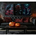 thumbnail image 2 of Vintage Gothic Canvas Wall Art Dark Academia Pictures Wall Decor Spooky Dark Rose Posters Prints Paintings for Bedroom Living Room Artwork Home Decoration Unframed, 2 of 6