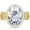 Gold, April Birthstone, variant on Silver Plated Navy Blue Rings for Women, Chunky Adjustable Rings, Statement Costume Rings, Imitation Diamond Fake Birthstone Faux Crystal Gemstone Cocktail Rings
