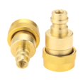 thumbnail image 1 of 2pcs/set A/C R134a to R1234yf Quick Adapter Adjustable High Voltage Connector for Air Conditioner R1234yf Refrigerant~6183, 1 of 1