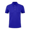 thumbnail image 1 of Hauts Décontractés Unis pour Hommes Col Rabattu Manches Blouse, 1 of 8