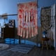 thumbnail image 4 of Cortina decorativa de Halloween | Accesorio de puerta y ventana de gasa manchada de sangre con huella de mano manchada | Decoración espeluznante para fiestas en el hogar y exteriores | 1 pieza, 4 of 6