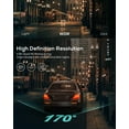 thumbnail image 6 of Dash Cam, 3" IPS Display, Night Vision, 1440P WDR, 170°Wide Angle, Loop Recording, G-Sensor Emergency Recording, 24H Parking Mode, Type C, 6 of 6
