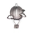 thumbnail image 2 of K-KED 70 Pcs Antique Silver fire balloon Charms Pendant 31x23MM B16559, 2 of 3