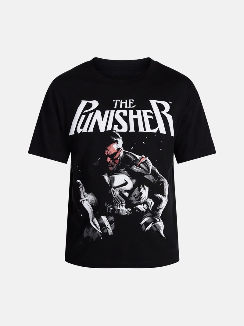 Marvel Comics Punisher Men's and Big Men's Punishing Them Back