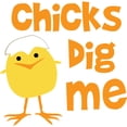 thumbnail image 3 of CafePress - Chicks Dig Me Baseball Jersey - Cotton Baseball Jersey, 3/4 Raglan Sleeve Shirt, 3 of 4