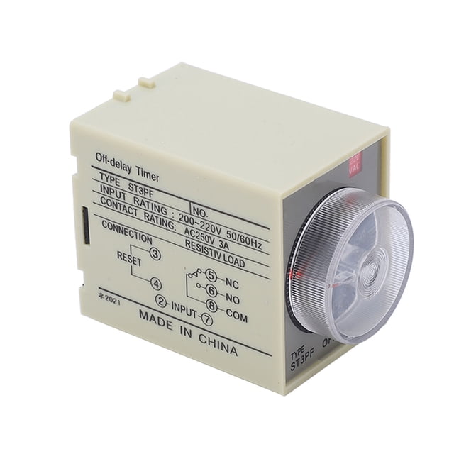 Temporizador de sincronización de Control de perilla de relé de retardo de apagado de alta precisión AC200?220V ST3PF