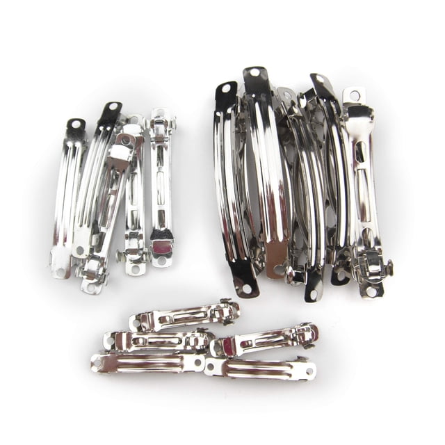 Kit de pinzas para el cabello DIY TODO en UNO: 15 piezas de pinzas para el cabello con pasador estilo francés de varios tamaños, 40 mm, 60 mm y 80 mm