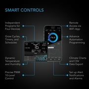 AC Infinity AIRLIFT T20, Shutter Exhaust Fan 20 with WiFi App-Compatible Temperature Humidity Controller – Wall Mount Ventilation and Cooling for Sheds, Attics, Workshops