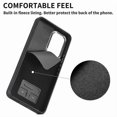 thumbnail image 3 of For Samsung Galaxy A23 Electroplating Skin-feel Leather Ring Card Wallet Phone Case(black), 3 of 5