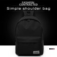 thumbnail image 2 of Casual Style Canvas Backpack Large Capacity Travel Shoulder Bag School Bags, 2 of 6