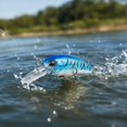 thumbnail image 4 of Deep Diving Crankbait Fishing Lure, Floating Rattling Hard Bait with 3D Eyes and Dual Treble Hooks for Bass, Green, 4.33 Inch, 4 of 5