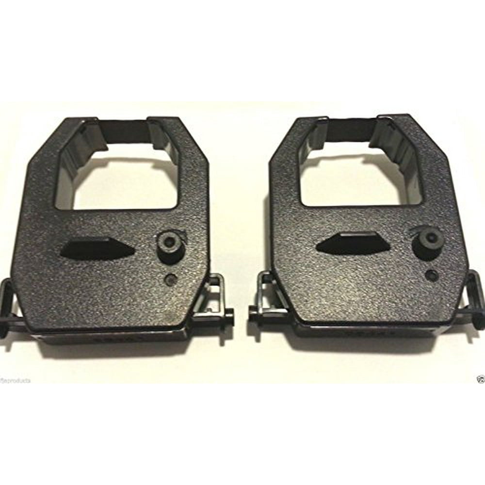 2 Pack Amano PIX75 PIX75 Electronic Time Clock Ribbon Black Ink