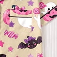 thumbnail image 6 of JIAYUE Girls Halloween Pajamas Baggy Notched Collar Short Sleeve Button‑Up Top And Shorts Two Piece Set Sleepwear for Party Indoor Wear,11-12 Years, 6 of 9