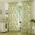 thumbnail image 5 of Non-See-Through White Privacy Sheer Curtains 84 Inches Long 1 Panel Semi Sheer Light Filtering Curtains for Living Room Bedroom Drapes,W52xL84, 5 of 9
