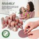 thumbnail image 4 of 100 Pack Cedar Wood Moth Repellent Textile Moth Repellent Cedar Wood Balls Hearts Natural Chemical Free, Natural Moth Trap For Cabinets, Drawers-xdd 2, 4 of 5