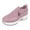 Pink, variant on Utoimkio Platform Sandals for Women Casual Single Shoes Women's Flated Thicken Soled Flying Woven Old Shoes Sneakers