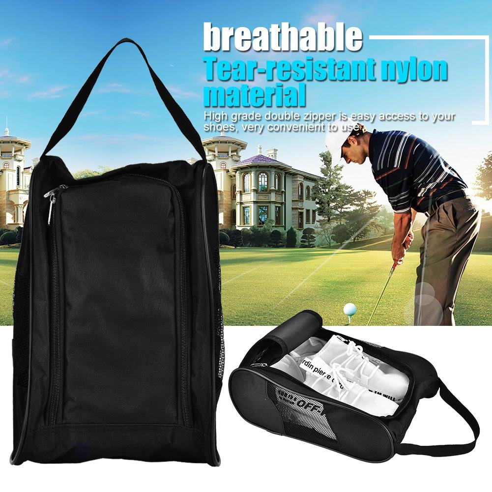 Mgaxyff 2Colors Portable Breathable Golf Shoes Bag Case Pocket Pouch