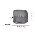 thumbnail image 2 of Bolsa de cable de datos para mujeres Bag de gran capacidad Ins cosmético, 2 of 7