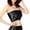 Black, variant on Breezora Women's Strapless Sequin Top Stretch Beaded Performance Wear Stage Dance Outfit Glitter Wrap Top Elastic Entertainment Apparel Black