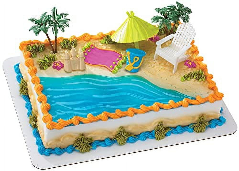 Kara's Party Ideas Surf & Summer Birthday Pool Party | Kara's Party Ideas
