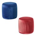 thumbnail image 2 of Canadian Glaze Ottoman Blue, 2 of 2
