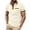 Khaki, variant on WREESH Men's Essential Henley Shirts Casual Solid Color Turndown Collar Short Sleeve Top The Versatile Everyday Choice Black