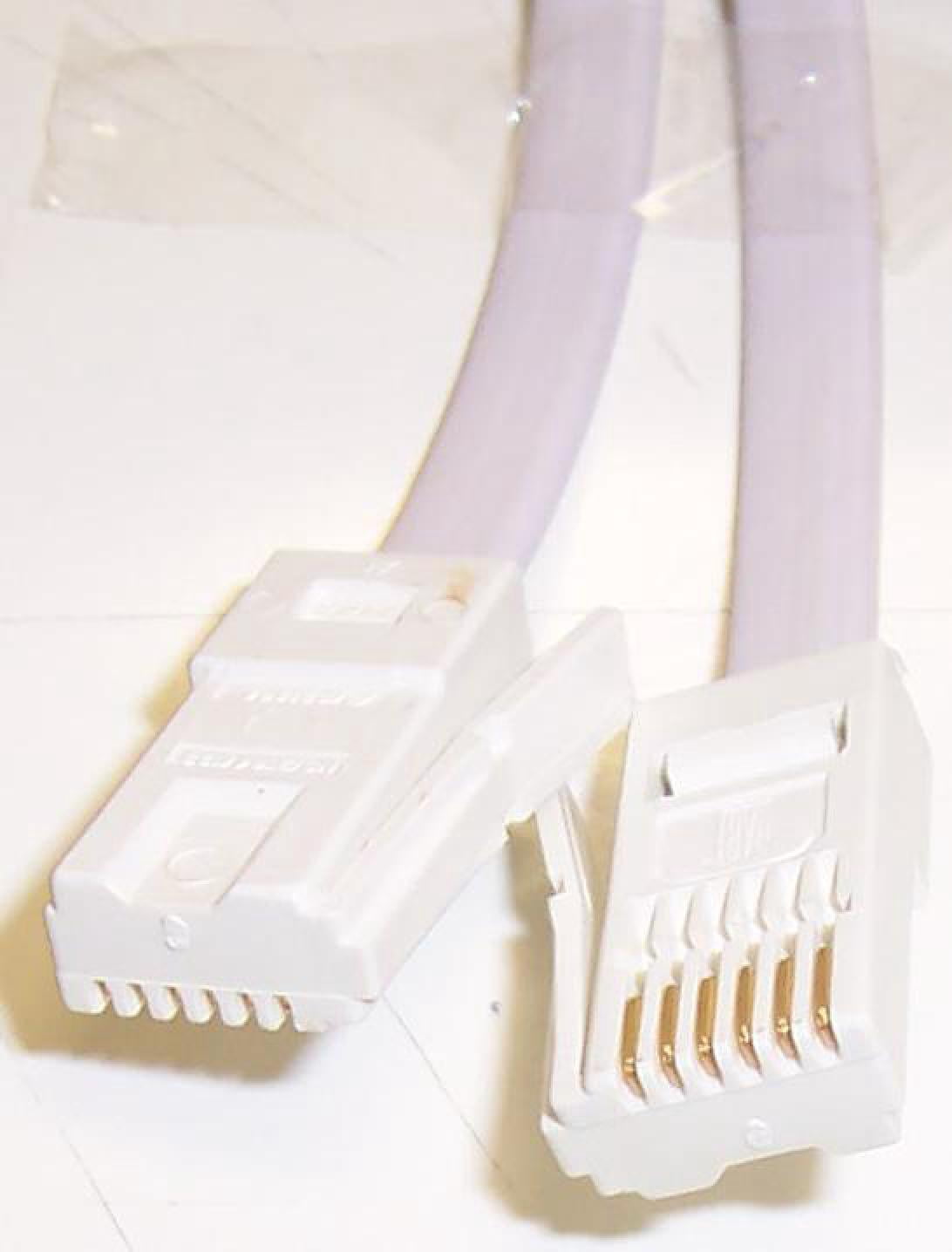 PRO SIGNAL - White BT Plug to Plug (BT631A) Telephone Cable - 3m ...
