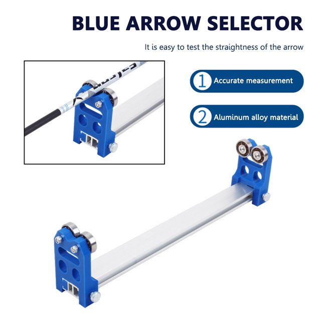Probador De Columna Arrows Probador De Columna Arrows Arrows Checker - Probador de rectitud de eje de flechas profesional, accesorios de tiro con arco