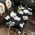 thumbnail image 2 of Halloween Cute Ghosts Pattern Rectangle Tablecloth 60"x120",Waterproof Polyester Rectangle Table Cloth, Wipeable Spillproof Polyester Tablecloth for Dining, Camping, Indoor and Outdoor, 2 of 6