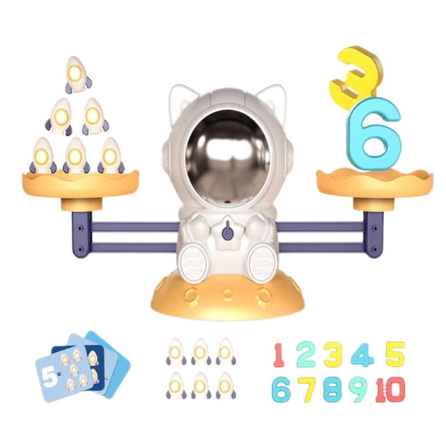 Juguete educativo, juego de matemáticas de equilibrio para niños, escala de gato, juguete educativo para contar matemáticas, juego de matemáticas de equilibrio para niños, durabilidad extendida