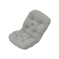 thumbnail image 3 of SunniMix High Back Chair Cushion Chair Mat Replacement Recliner Cushion with Backrest Light Gray, 3 of 8