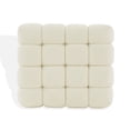thumbnail image 6 of SAFAVIEH Couture Calyna Modern Boucle Tufted Ottoman, Cream, 6 of 8