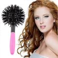 thumbnail image 4 of 360-degree Round Styling Hair Brush With 3d Bomb Curl Technology Suitable For Wet And Dry Hair Detangling And Blow Drying, 4 of 5