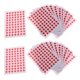 thumbnail image 1 of 100 hojas de s autoadhesivas de PVC con estrellas encantadoras, calcomanías de decoración, manualidades para niños, accesorios educativos 1 cm rojo Macarena Adhesivos de estrellas, 1 of 8