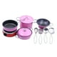 thumbnail image 5 of Juego de Imaginación Juguetes Cocina Utensilios de Cocina Set Rosa 11pcs Sunnimix Kids Pretend Play Kitchen Toy, 5 of 6